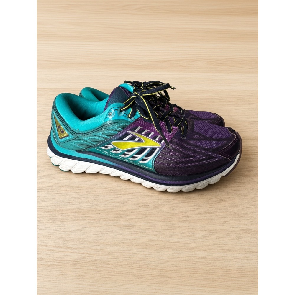 Brooks Glycerin 14 Womens Running Shoes Purple Teal 1202171B540 Size 7